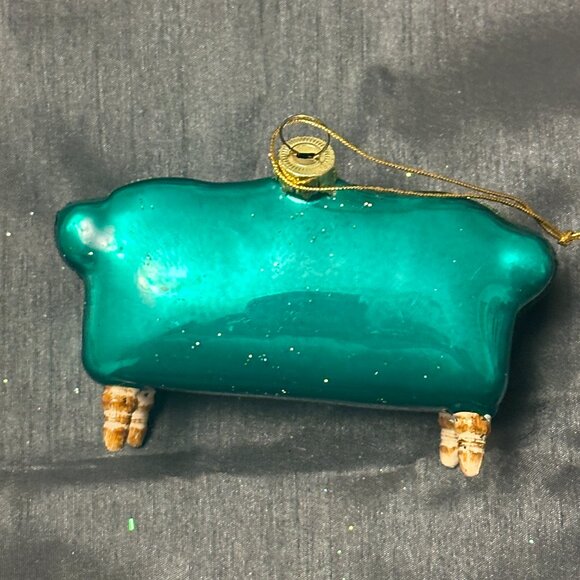 Settee Chesterfield ornament- Green - Picture 2 of 5